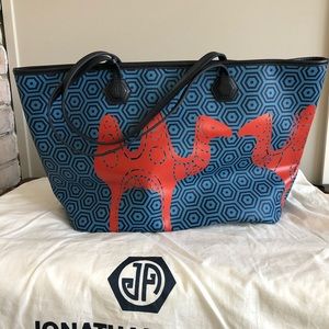 Jonathan Adler Duchess medium tote with camels